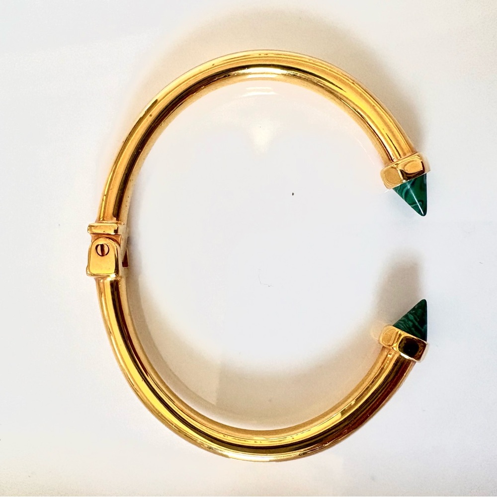 Vita Fede Made in Italy Malachite Hinged Bracelet - Picture 5 of 5